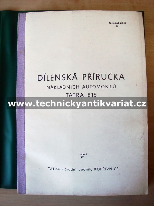 Tatra 815 - dílenská příručka (1983)