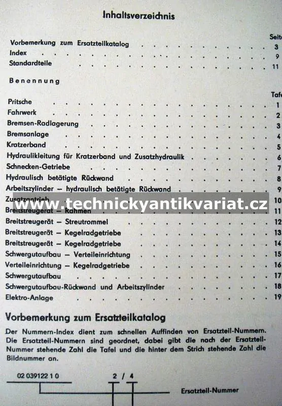 Fortschritt HTS 90.04/T088 - Ersatzteil katalog (1977)
