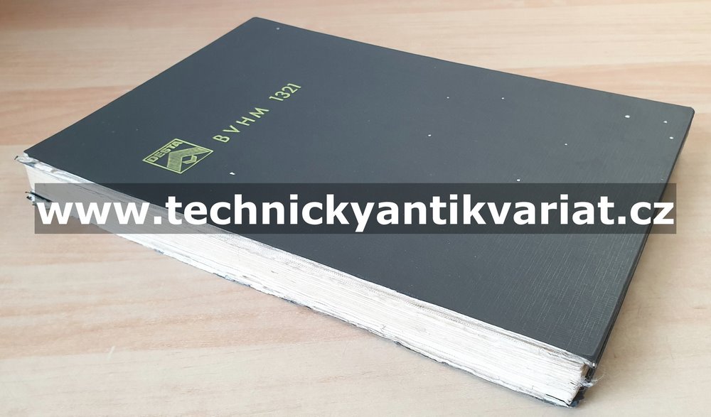 DESTA BVHM 1321 - katalog náhradních dílů (1976)