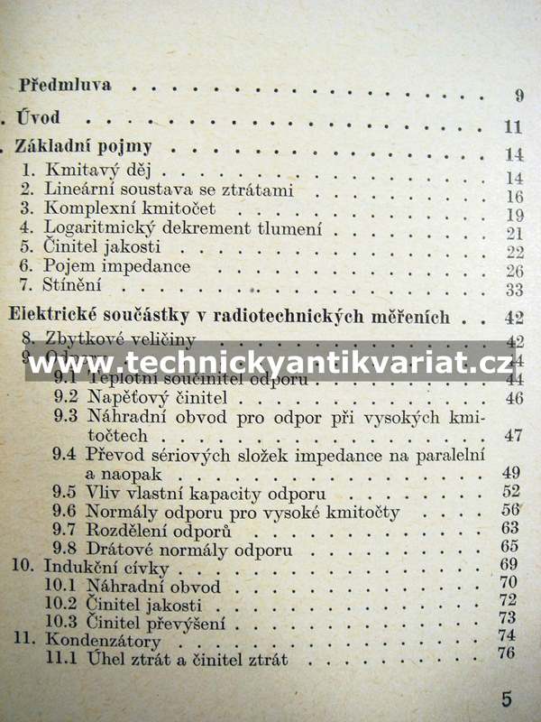 Měření rezonančními metodami - Haderka (1963)