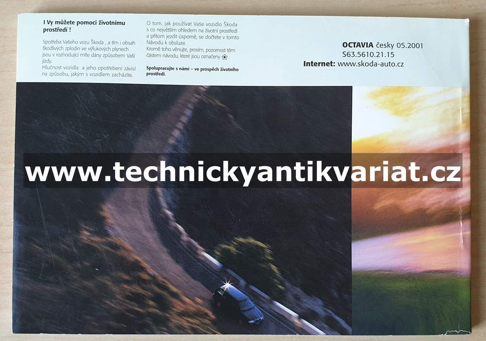 Škoda Octavia - návod k obsluze (2001)
