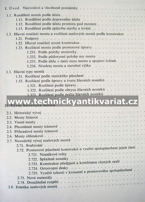 Plnostěnné ocelové mosty trámové - Faltus (1965)