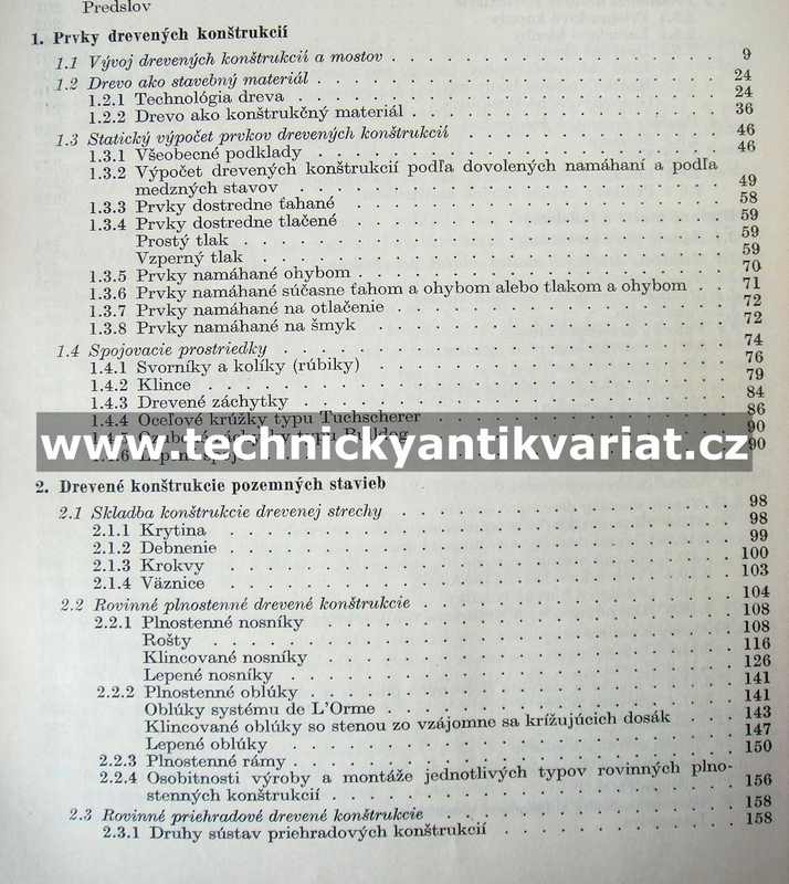Drevené konstrukcie - Dutko, Lederek, Ferjenčík, Čížek (1966)