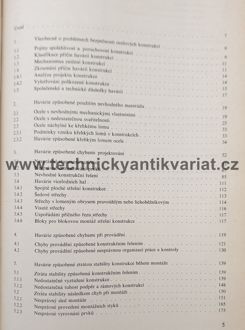 Havárie ocelových konstrukcí - Augustín, Sledziewski (1988)