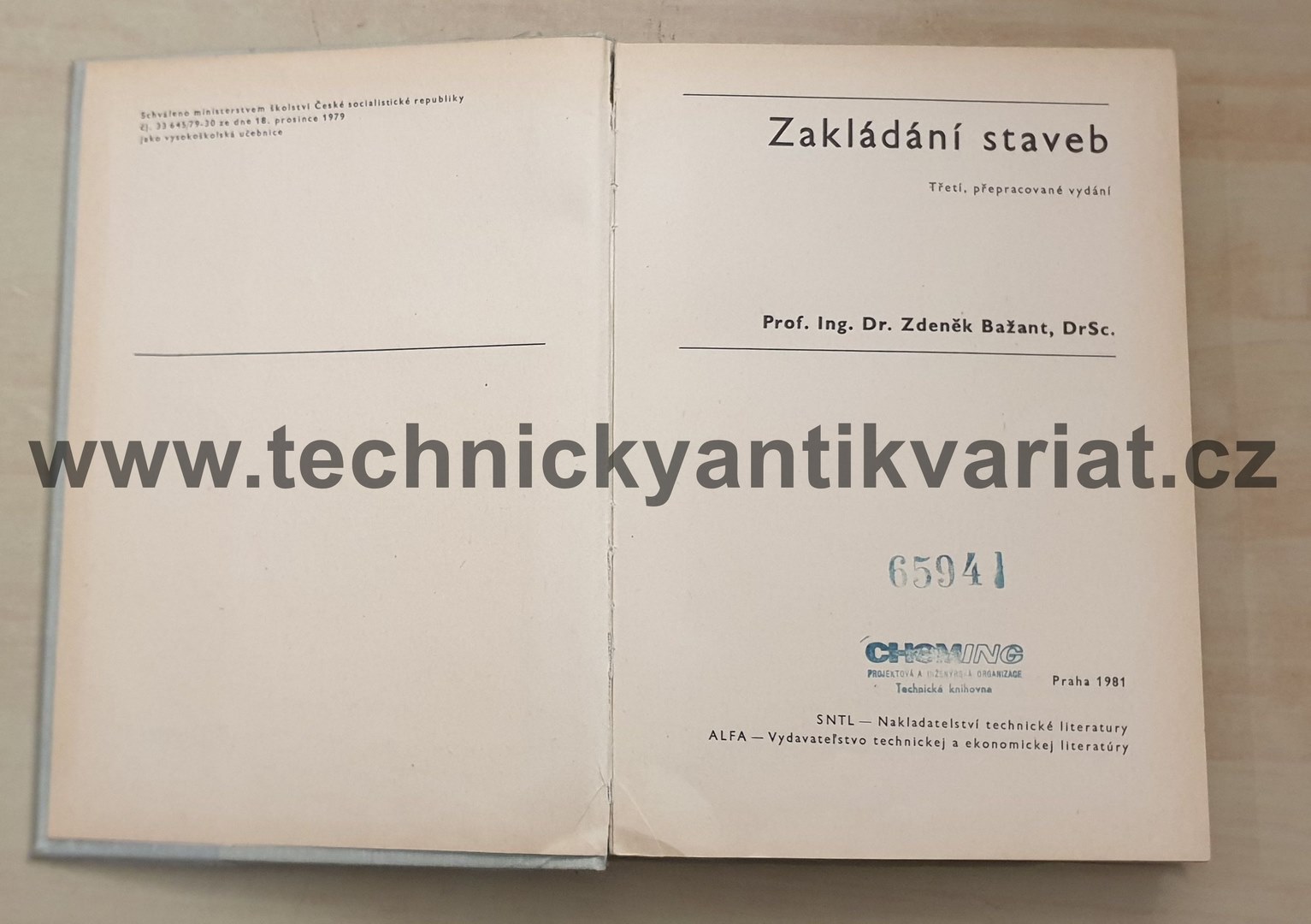 Zakládání staveb - Bažant (1981)