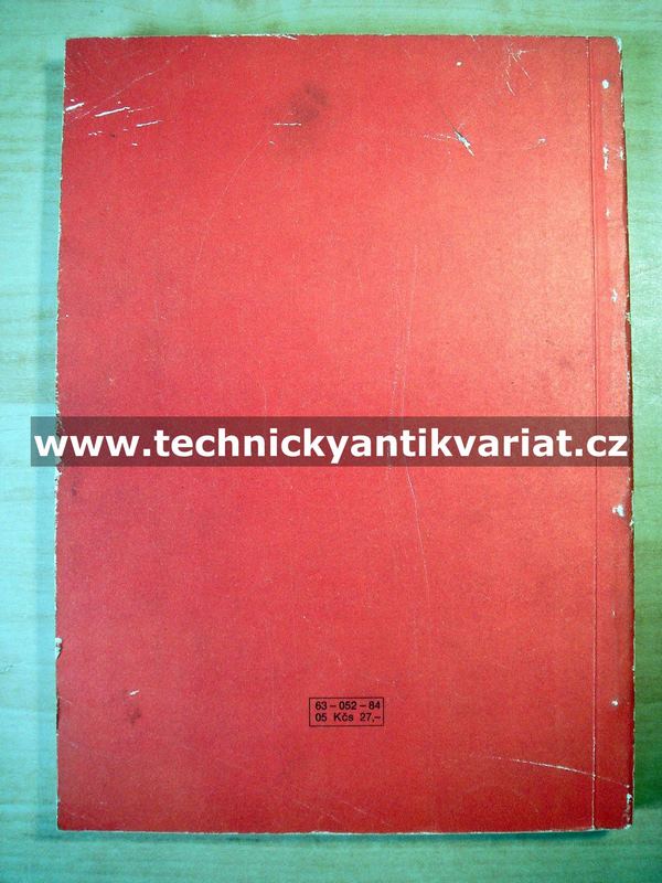 Moskvič 1360 - katalog náhradních dílů (1984)