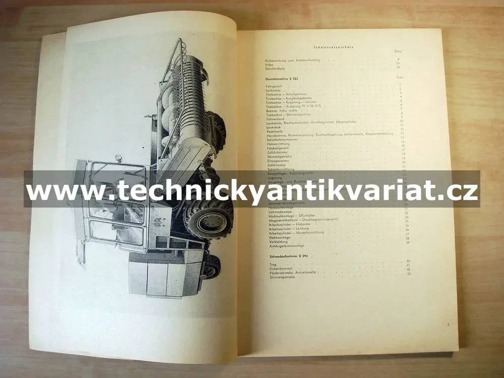 Feldhäcksler E 280 - Ersatzteil katalog (1973)