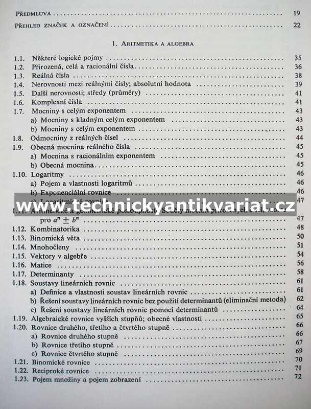 Přehled užité matematiky - Karel Rektorys (1968)