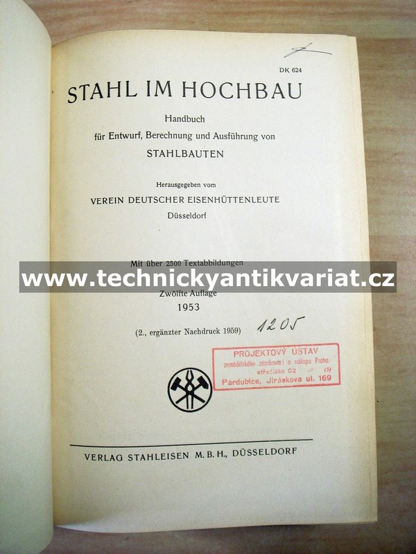 Stahl im Hochbau - 12. Auflage (1953)