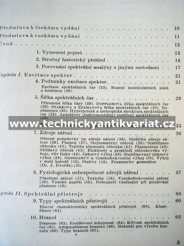 Spektrální analýza - Zajděl (1970)