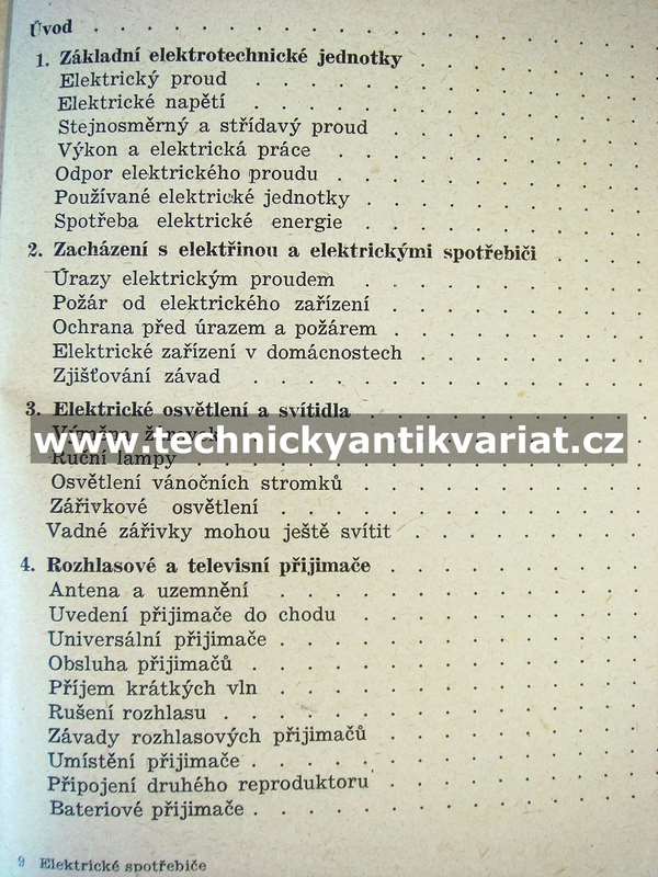 Elektrické spotřebiče v domácnosti - Jan Vrdlovec (1955)