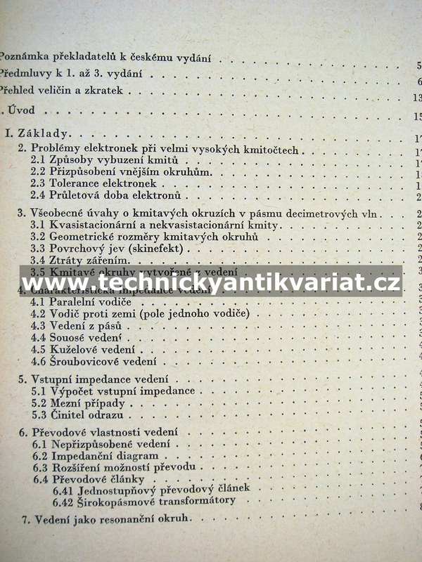 Technika decimetrový vln - G. Megla (1958)
