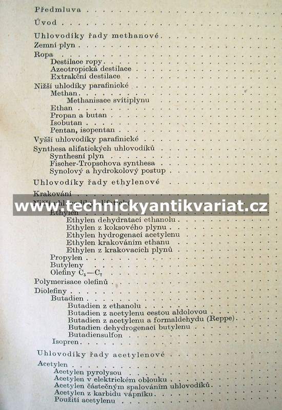 Organická technologie I. - Viktor Ettel (1955)