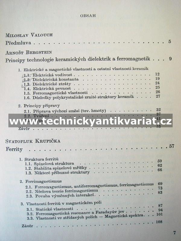 Keramická dielektrika a ferromagnetika (1960)