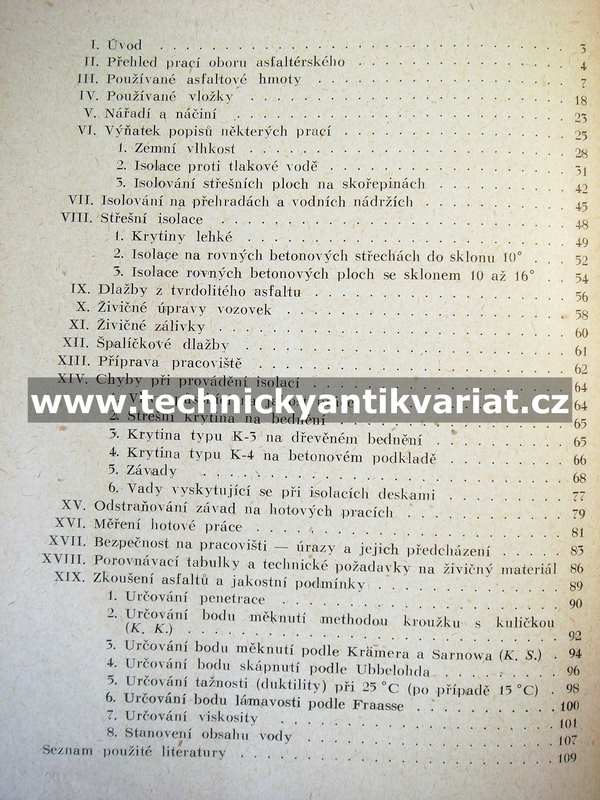 Příručka pro asfaltéry - Antonín Hejcman (1955)