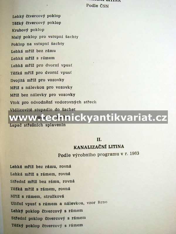 Kanalizační litina 1104C - Technomat