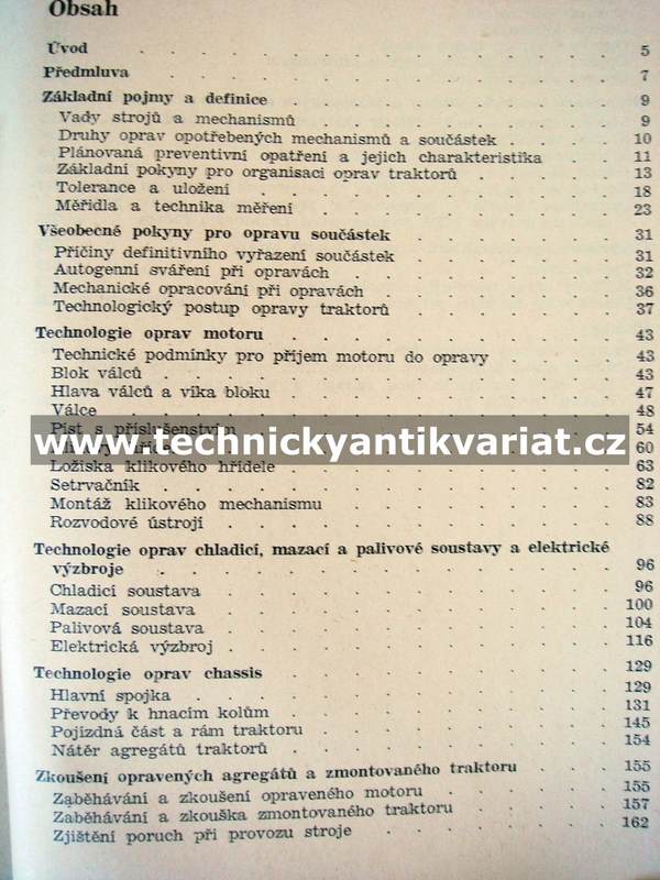 Pokyny pro opravy traktorů a zemědělských strojů - Kazarcev (1952)