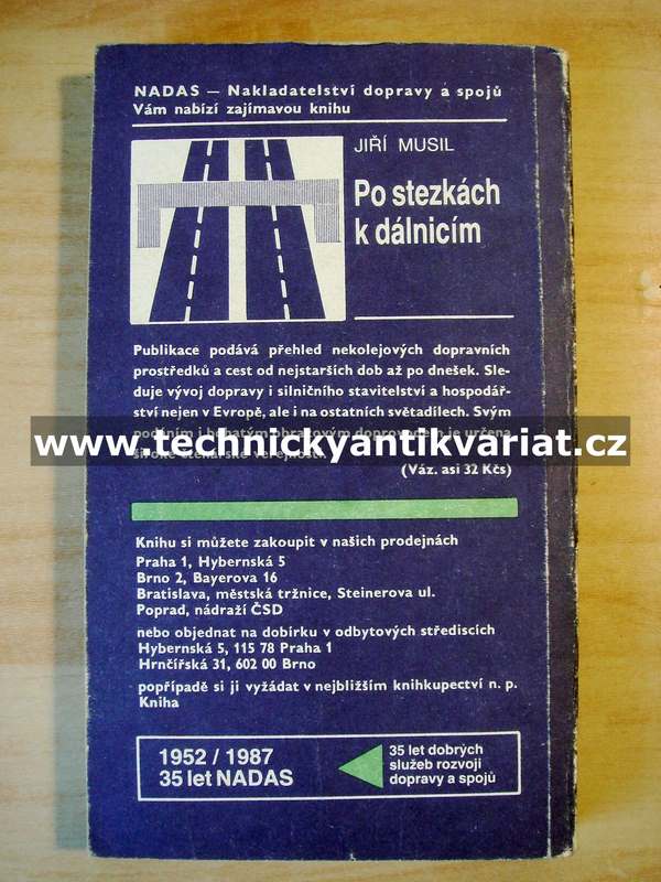 Oblastní jízdní řád ČSD 1987-1988 I.část