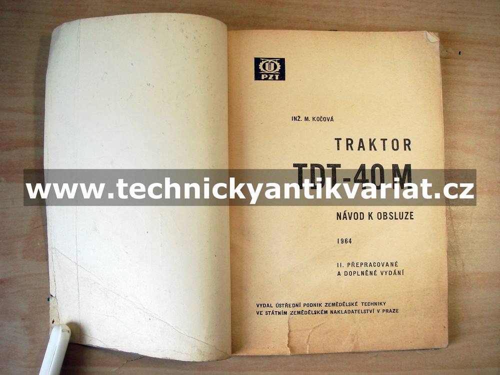 Traktor TDT40M - návod k obsluze (1964)