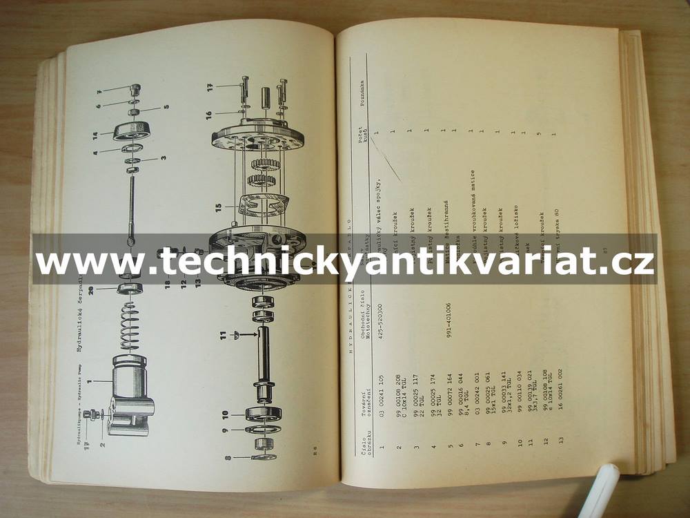 Trabant 601 - katalog náhradních dílů (1978)