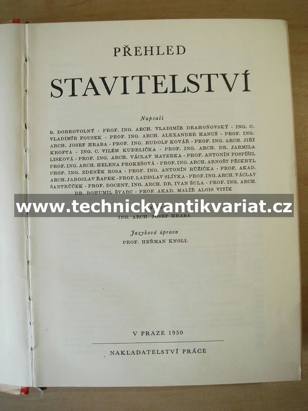 Přehled stavitelství (1950)