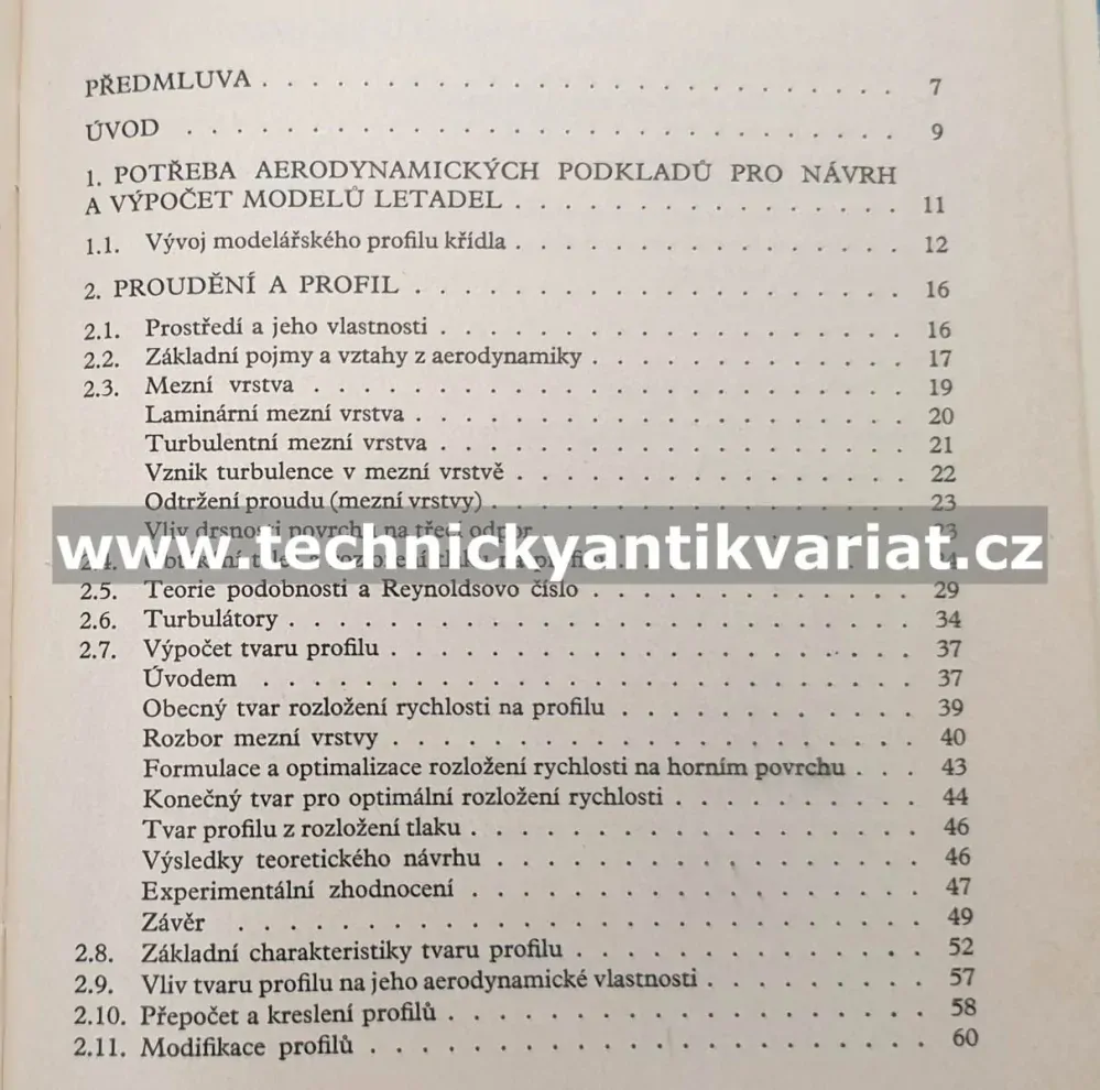 Aerodynamika moderních leteckých modelů - Miroslav Musil (1978)