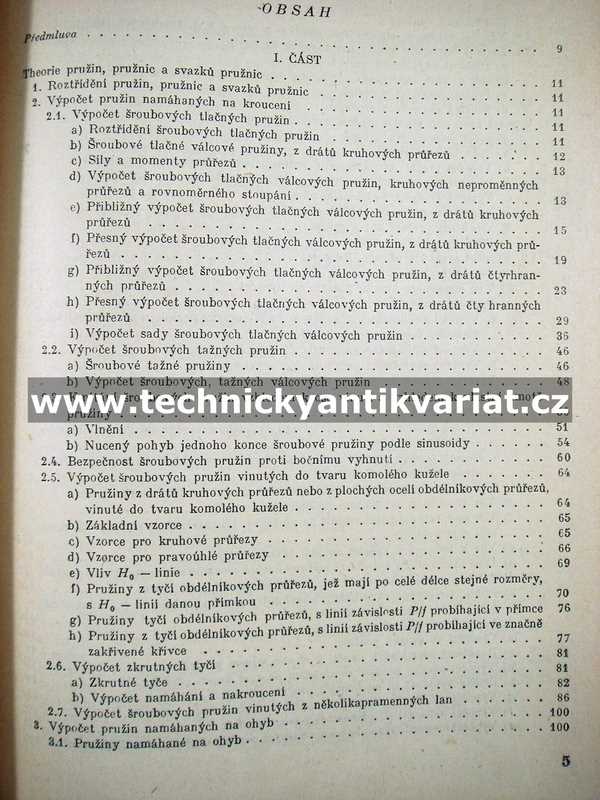 Pružiny a svazky pružnic - Václav Blažek (1953)