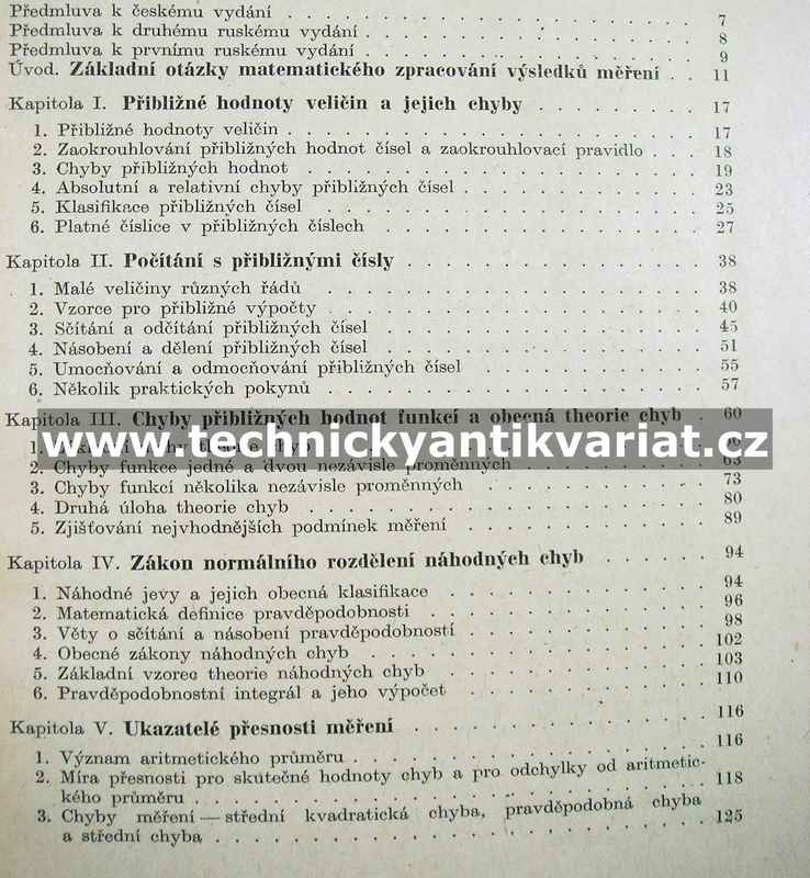 Matematické zpracování výsledků měření - Jakovlet (1958)