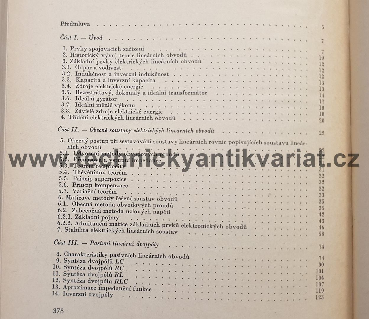 Elektrické lineární obvody - Kvasil (1967)