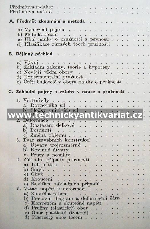 Nauka o pružnosti a pevnosti I. Technická pružnost - Jan Ducháček (1957)