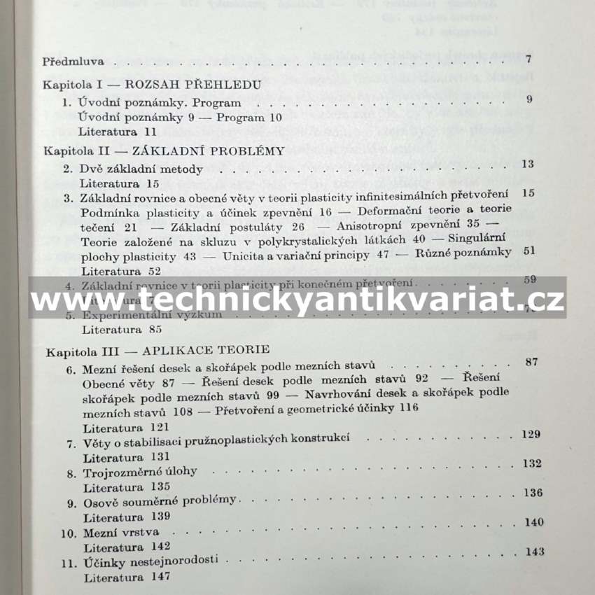 Nové směry vývoje v teorii plasticity - Olszak (1964)