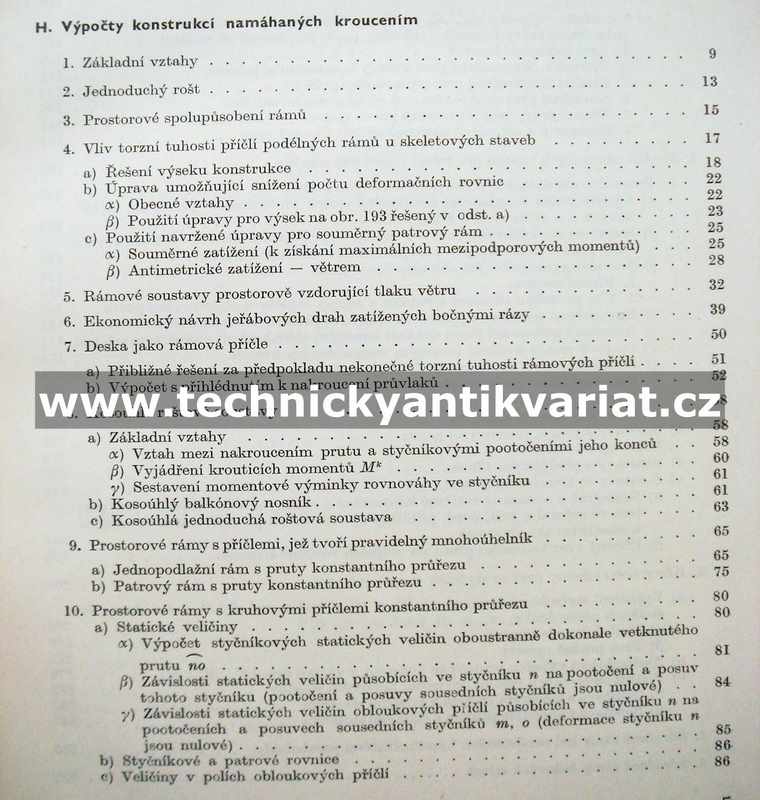 Statika železobetonových konstrukcí II. - Antonín Jílek (1963)