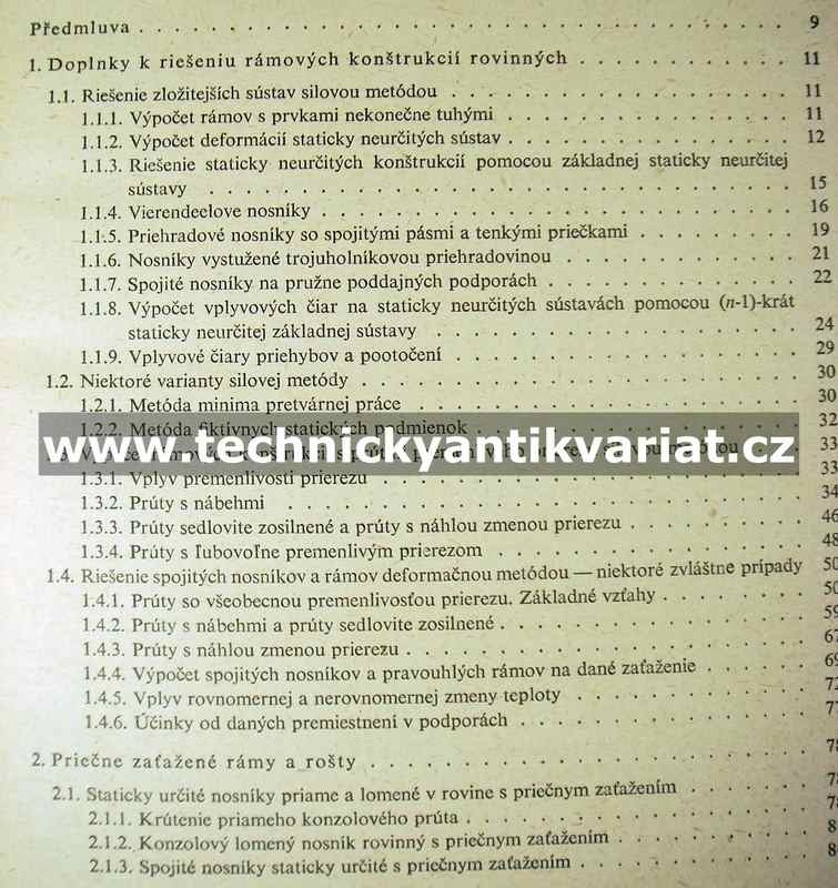 Stavební mechanika II A - Drahoňovský, Harvančík (1967)