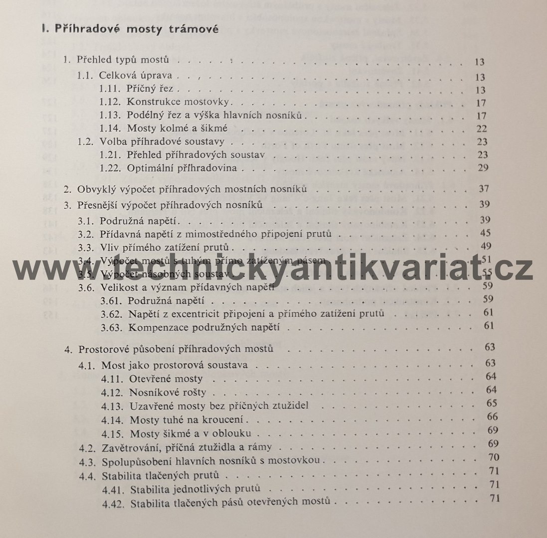Ocelové mosty přihrádkové, obloukové a visuté - Faltus (1971)