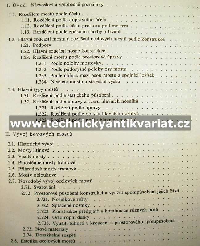 Plnostěnné ocelové mosty trámové - Faltus (1965)