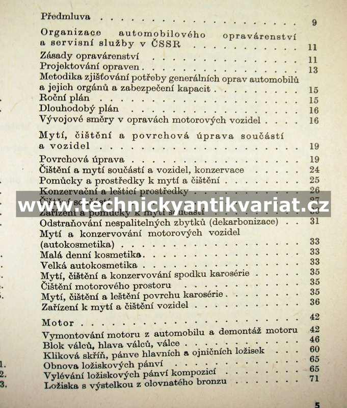 Opravy, zkoušení a seřizování motorových vozidel - Ivo Bernard (1966)