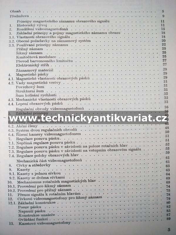 Magnetický záznam obrazu - Tauš, Novák (1983)