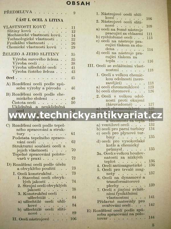 Přehled technických materiálů - Jan Korecký (1954)