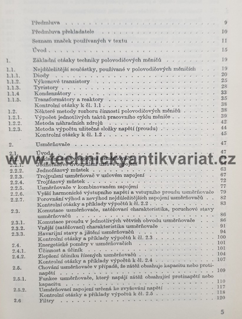 Základy výkonové měničové techniky - Rozanov (1985)