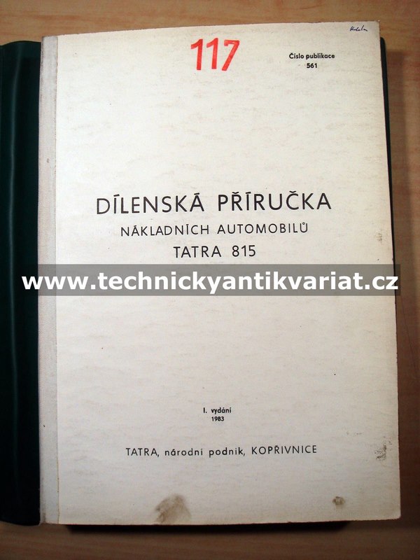 Tatra 815 - dílenská příručka (1983)