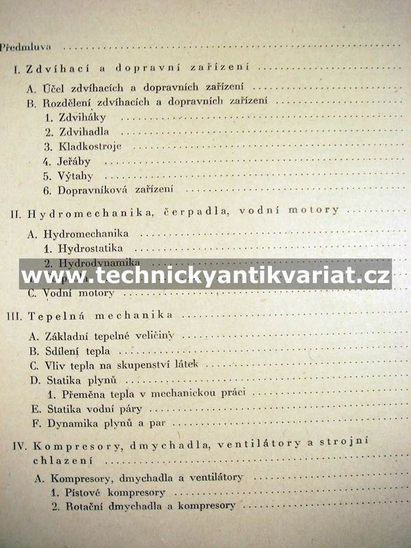 Strojírenství V. Stroje - K. Chochola (1959)