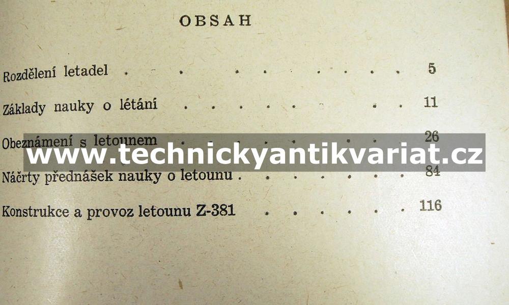 Učebnice pro základní kroužek letecké přípravy (1953)