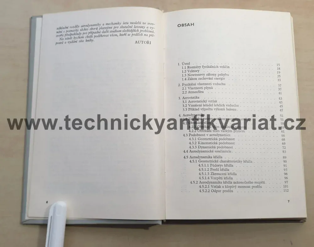 Letecké modelářství a aerodynamika - Hoření, Lněnička (1977)