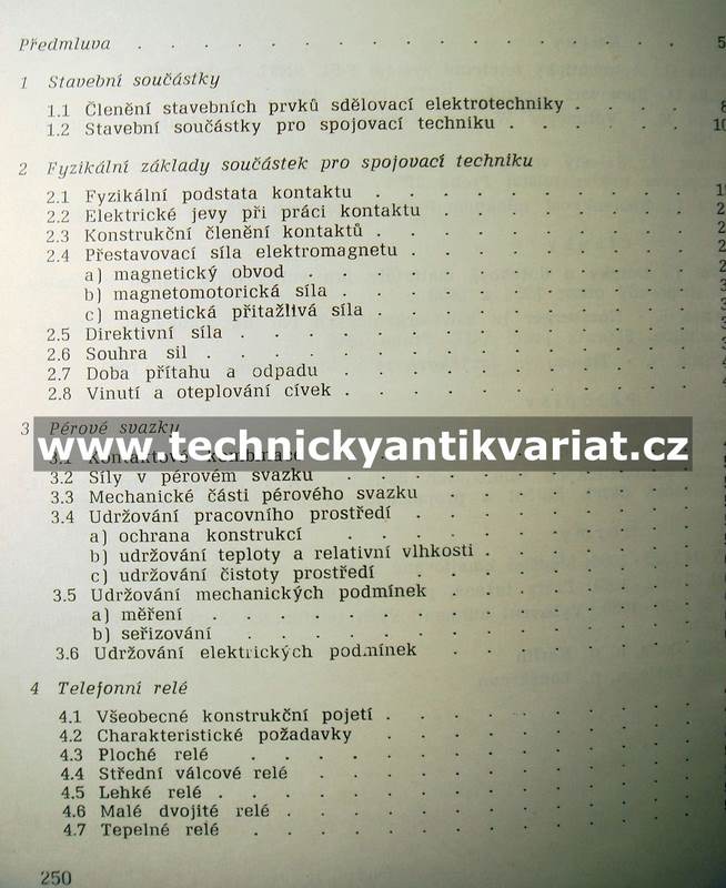 Telefonní relé a vodiče - Otakar Klika (1965)