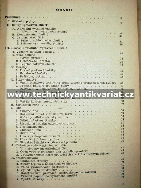 Výtavná ohniště parních kotlů - Richard Doležal (1953)