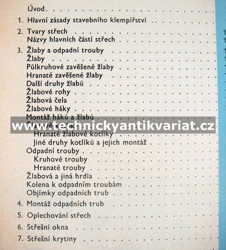 Kurs 108 Stavební práce klempířské (1965)