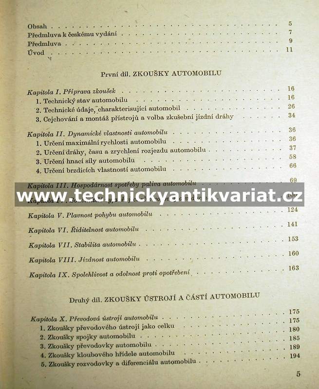 Zkoušení automobilu - Falkevič, Divakov (1954)