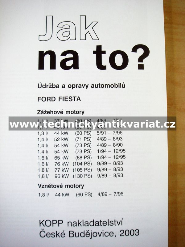 Ford Fiesta - Jak na to? 31 (2003)