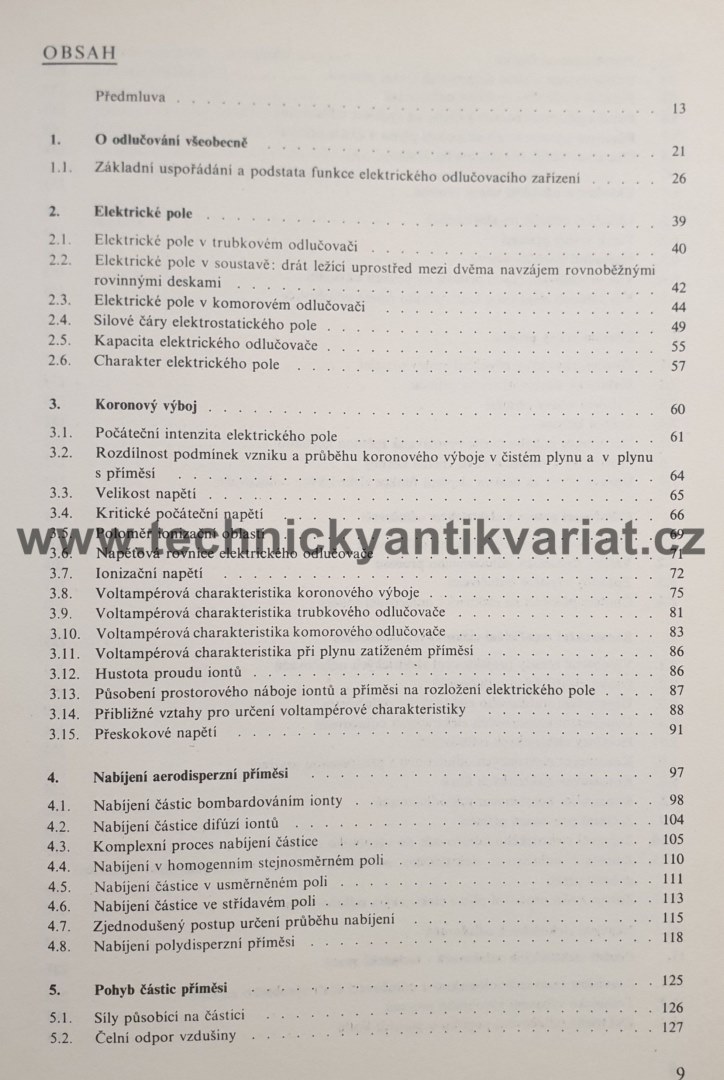 Elektrické odlučovače - Jaroslav Bohm (1977)