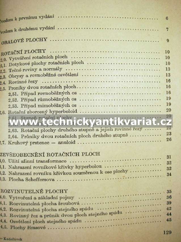 Plochy stavebně inženýrské praxe - Kadeřávek, Havel, Harant (1958)